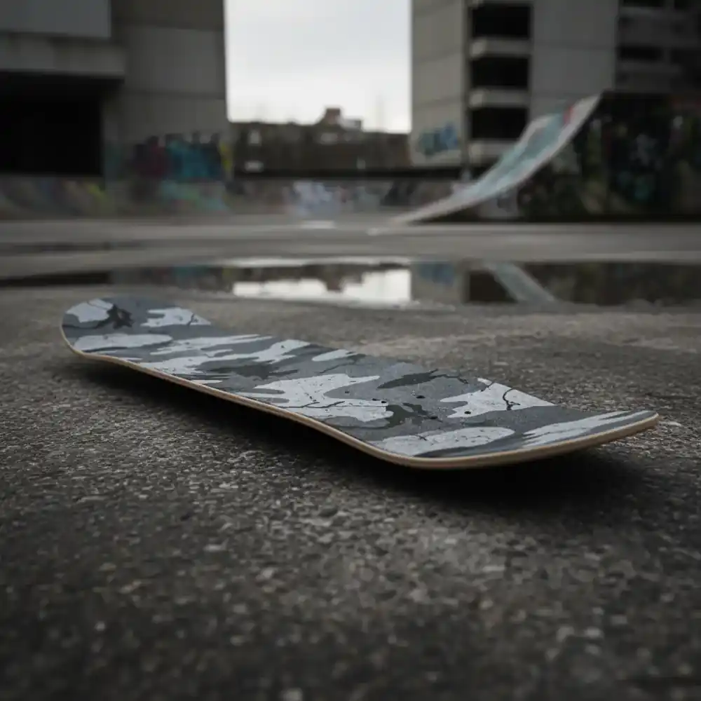 Concrete Camo Skateboard Deck