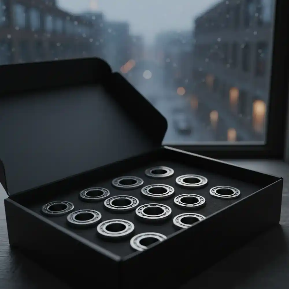 Box of precision bearings