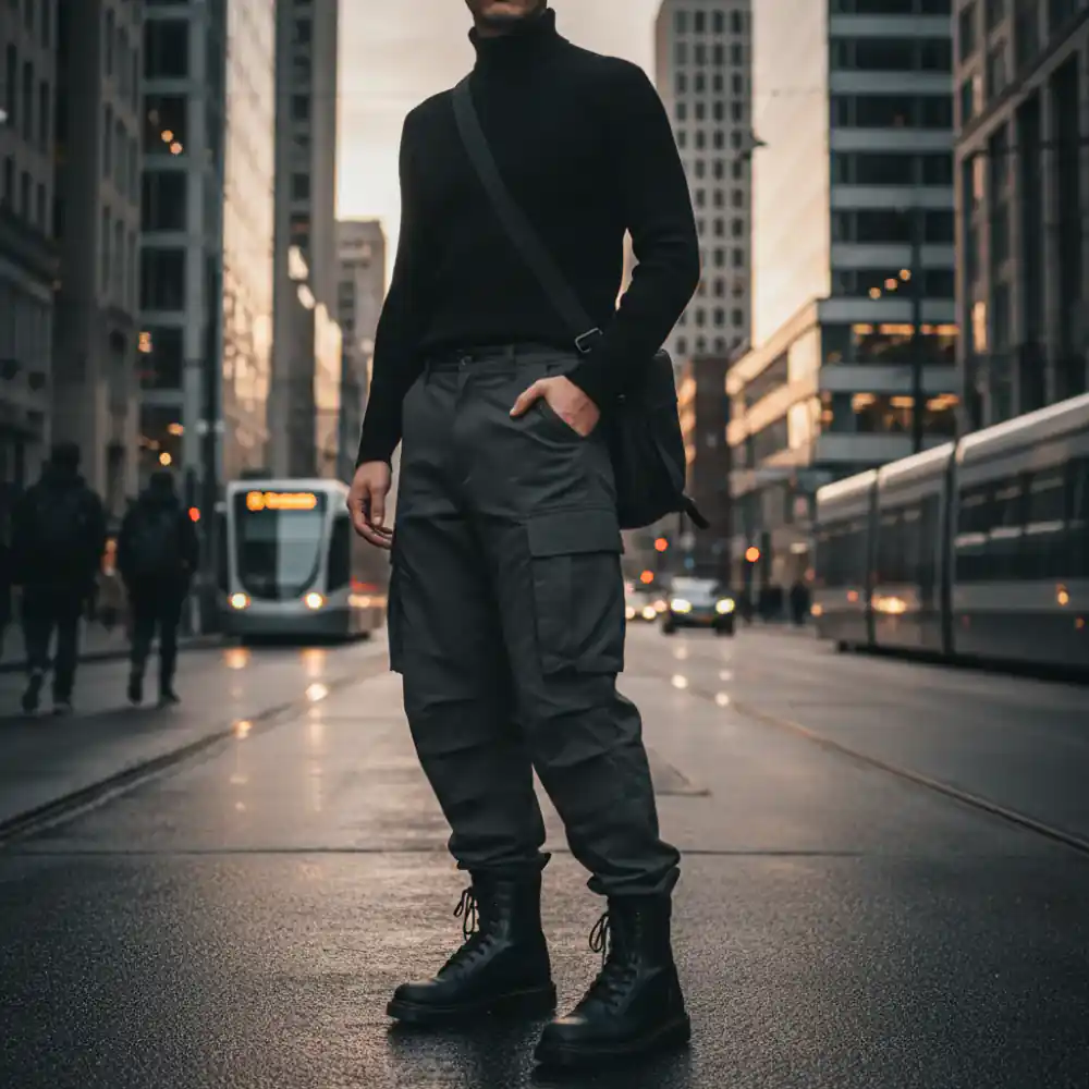 Loose fit cargo pants